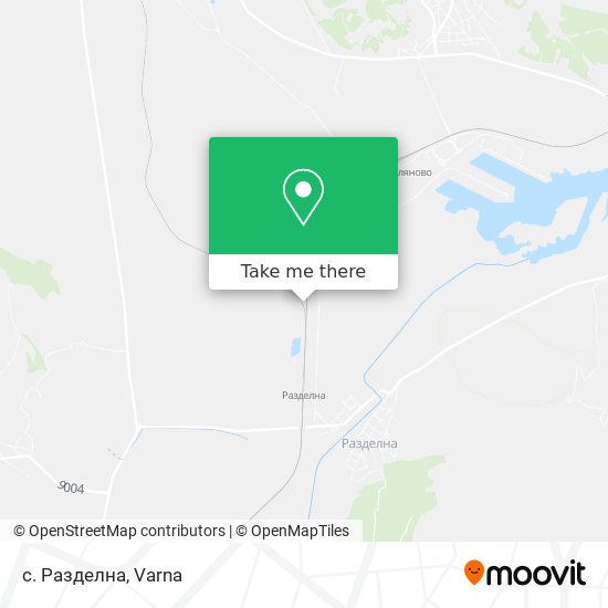 с. Разделна map