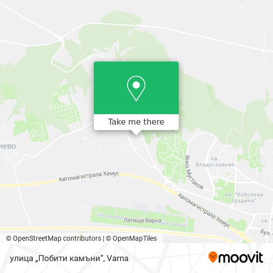 улица „Побити камъни“ map