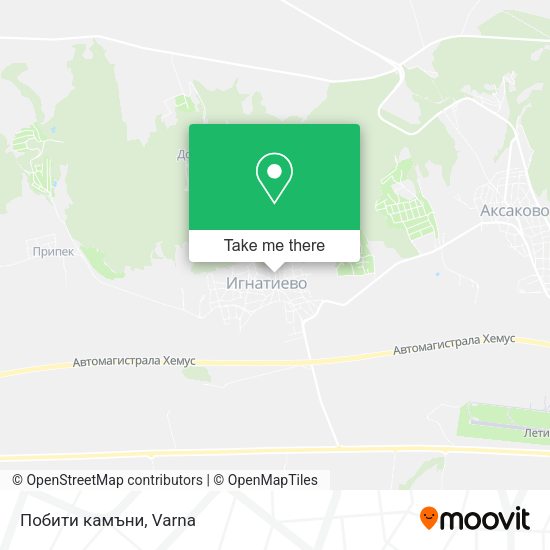 Побити камъни map