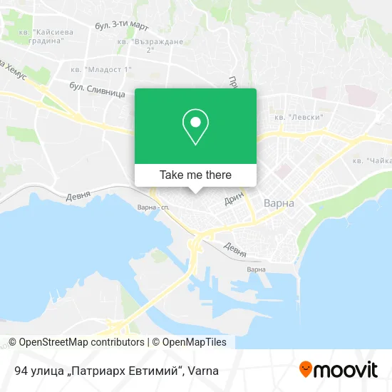 Карта 94 улица „Патриарх Евтимий“