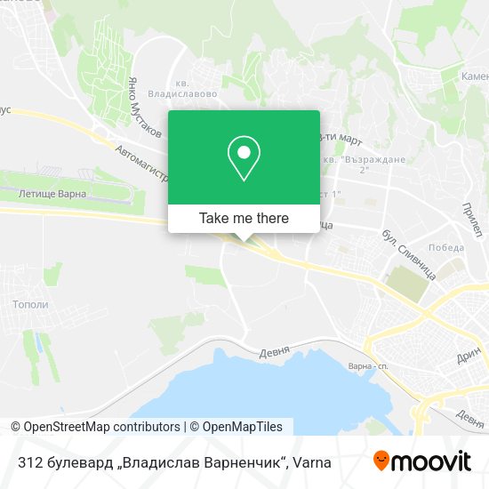 Карта 312 булевард „Владислав Варненчик“