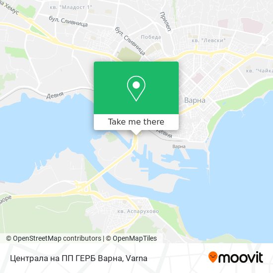 Централа на ПП ГЕРБ Варна map