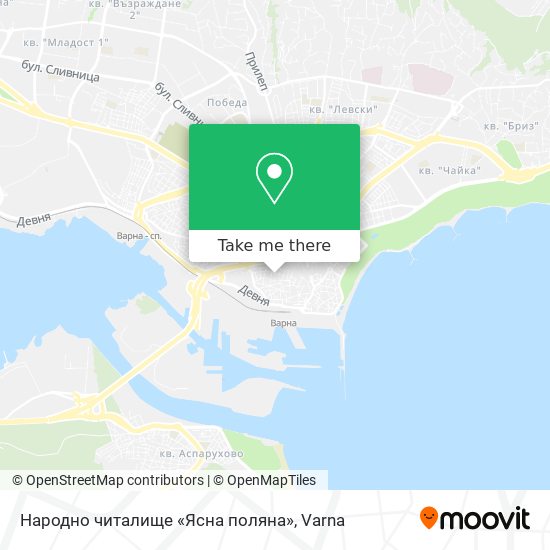 Народно читалище «Ясна поляна» map