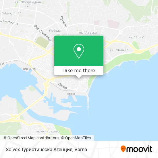 Карта Solvex Туристическа Агенция