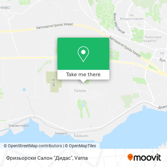 Фризьорски Салон "Дидас" map