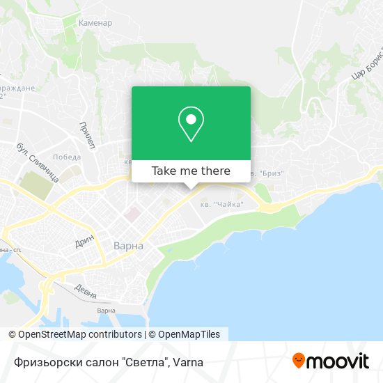 Фризьорски салон "Светла" map