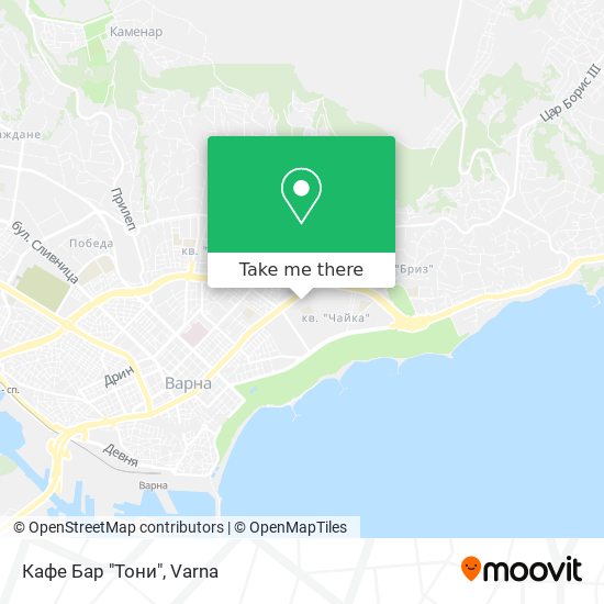 Кафе Бар "Тони" map