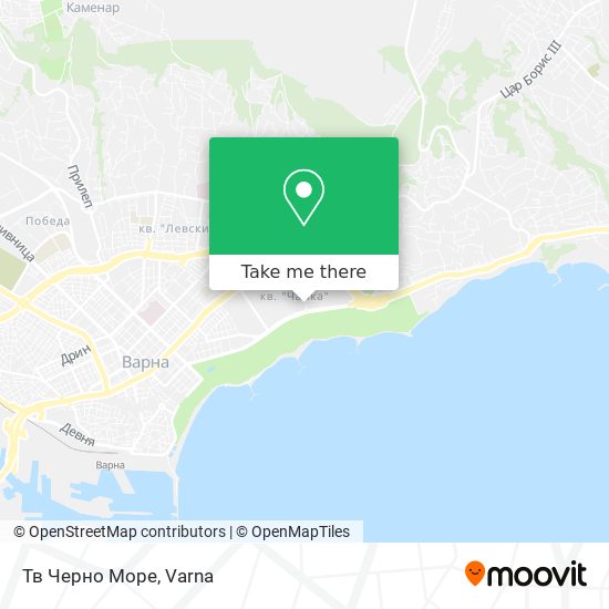 Тв Черно Море map