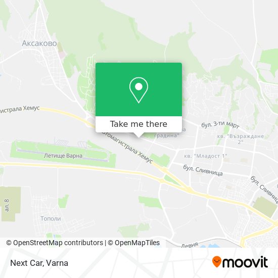 Next Car map