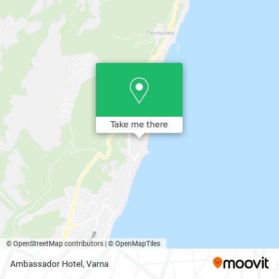 Ambassador Hotel map