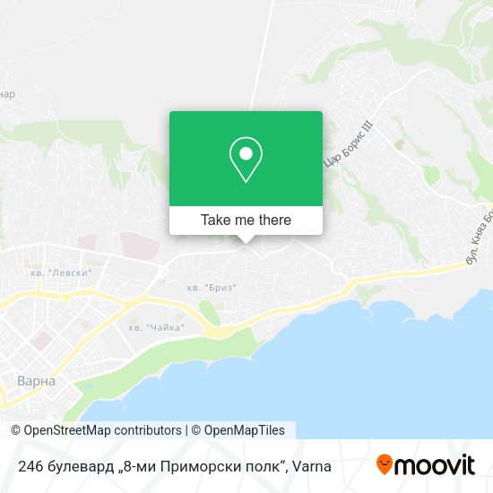 Карта 246 булевард „8-ми Приморски полк“