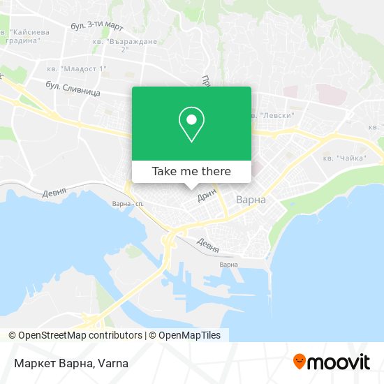 Маркет Варна map