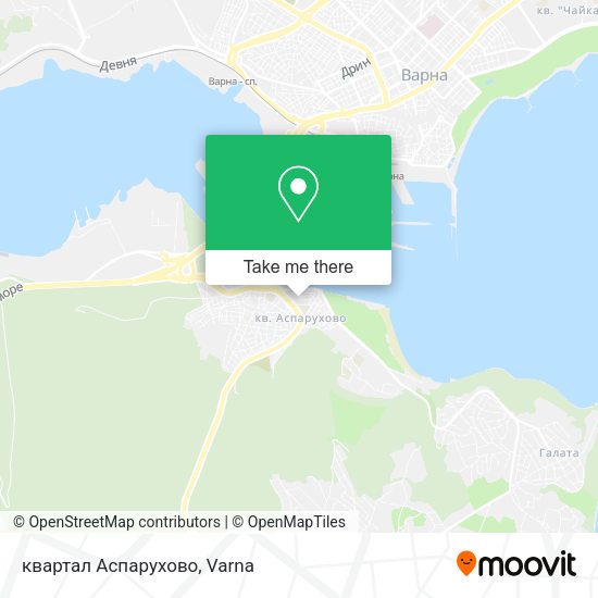 Карта квартал Аспарухово