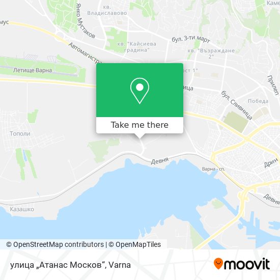 улица „Атанас Москов“ map