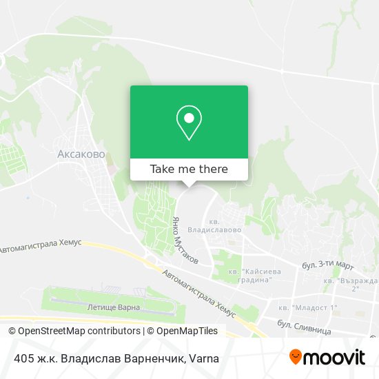 405 ж.к. Владислав Варненчик map