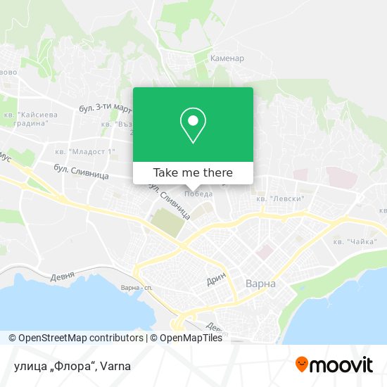 Карта улица „Флора“