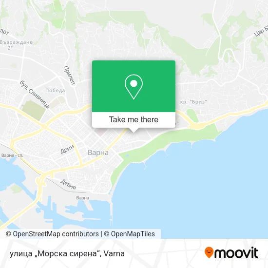 Карта улица „Морска сирена“