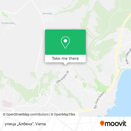 улица „Албена“ map