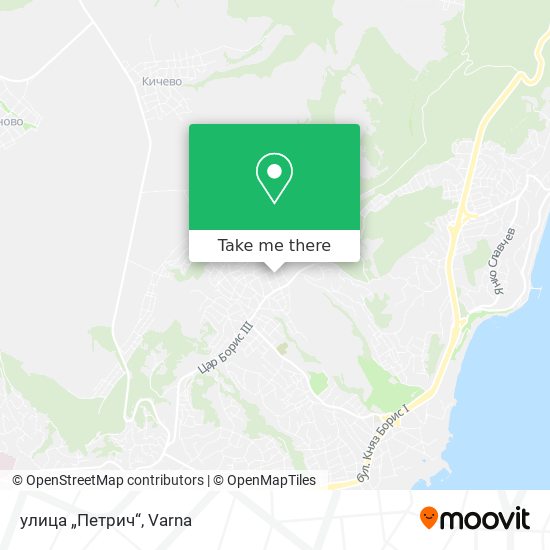 улица „Петрич“ map