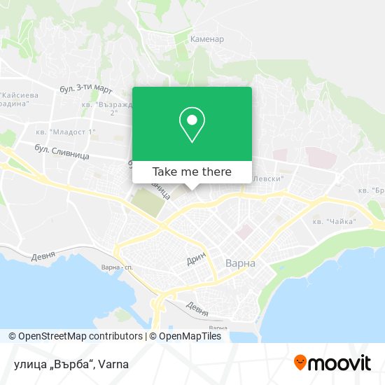 улица „Върба“ map