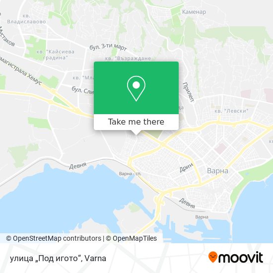 улица „Под игото“ map