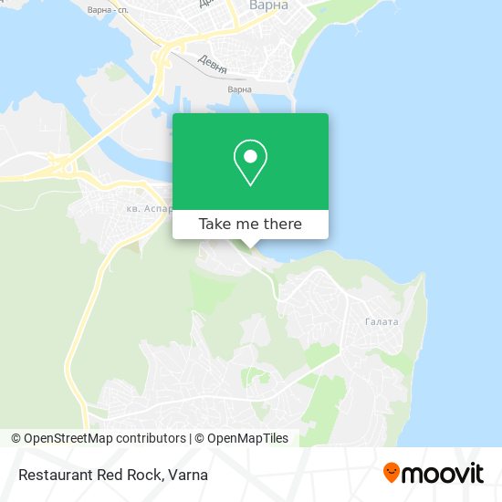 Restaurant Red Rock map