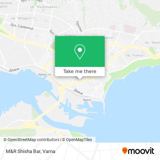 Карта M&R Shisha Bar