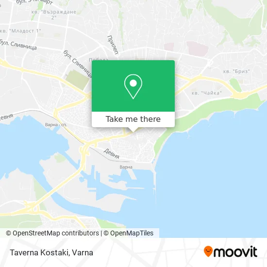 Карта Taverna Kostaki
