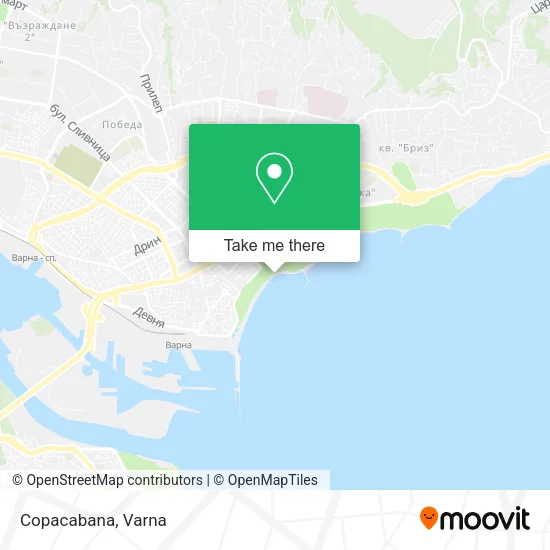 Карта Copacabana