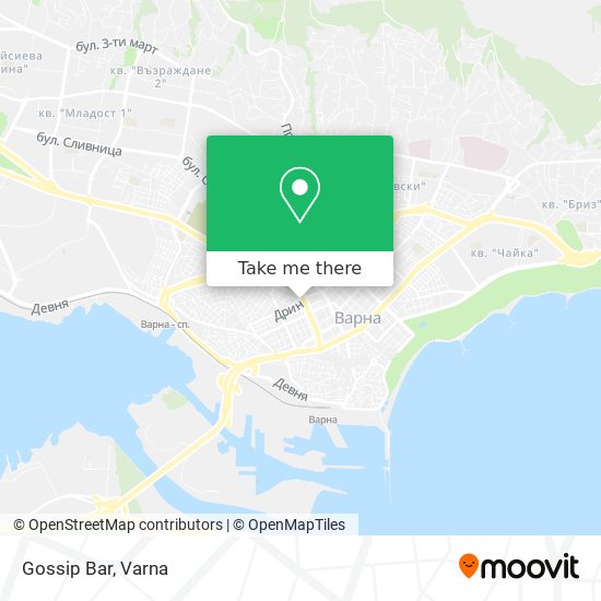 Gossip Bar map