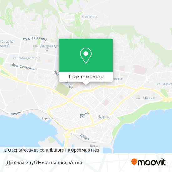 Карта Детски клуб Невеляшка