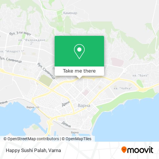 Happy Sushi Palah map