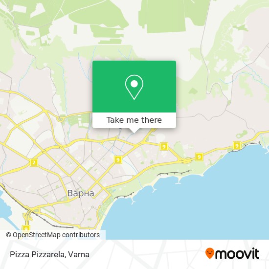 Pizza Pizzarela map
