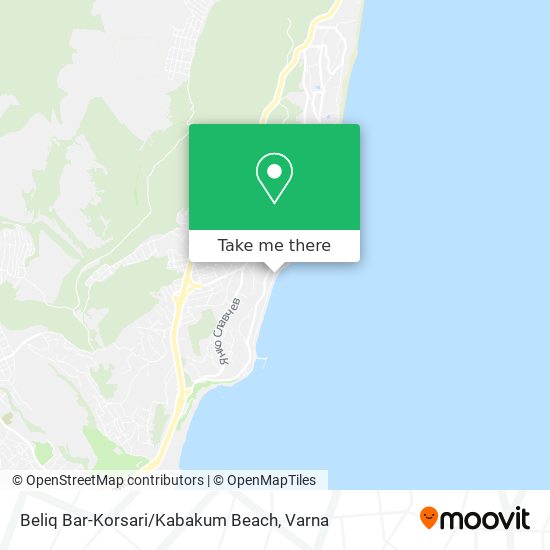 Beliq Bar-Korsari / Kabakum Beach map