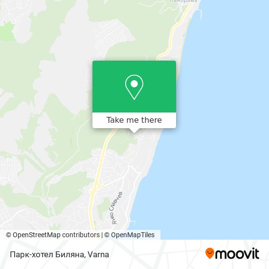 Парк-хотел Биляна map