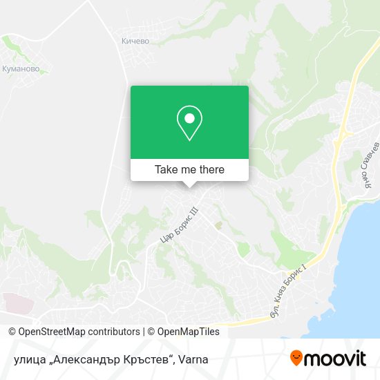 Карта улица „Александър Кръстев“