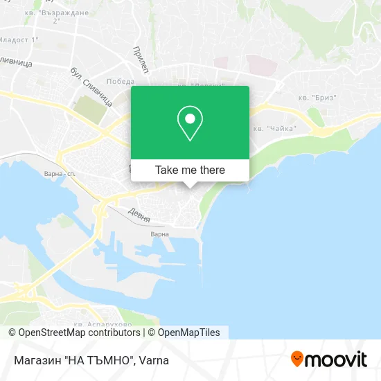 Магазин "НА ТЪМНО" map