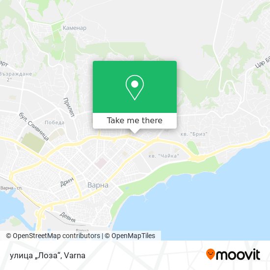 улица „Лоза“ map