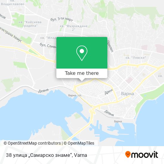 38 улица „Самарско знаме“ map