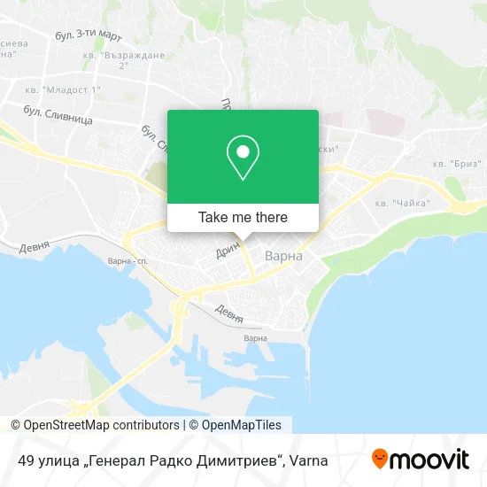 Карта 49 улица „Генерал Радко Димитриев“