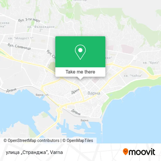 Карта улица „Странджа“
