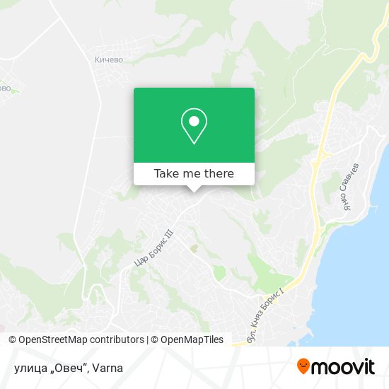 улица „Овеч“ map