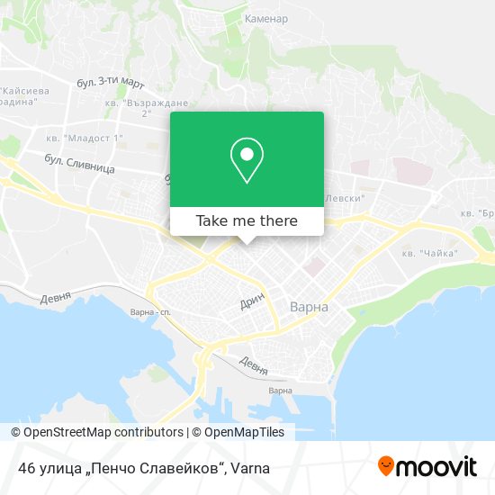 46 улица „Пенчо Славейков“ map
