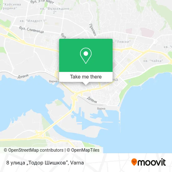 Карта 8 улица „Тодор Шишков“