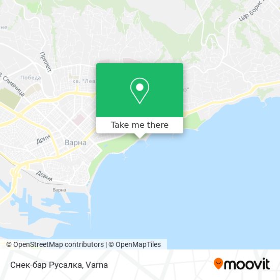 Снек-бар Русалка map