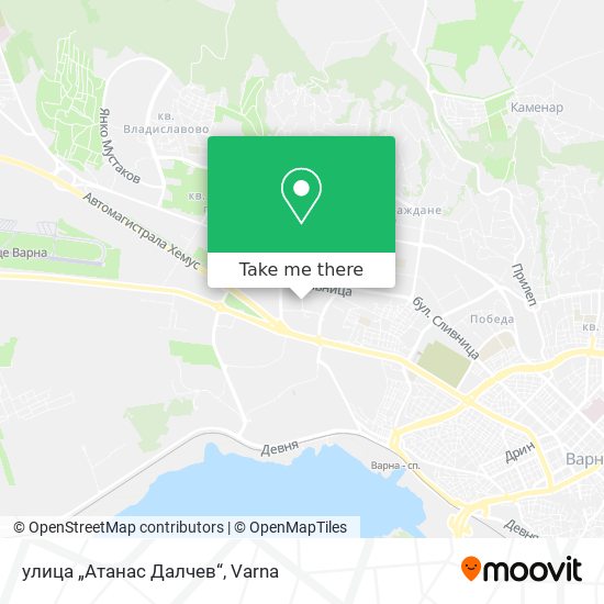 улица „Атанас Далчев“ map