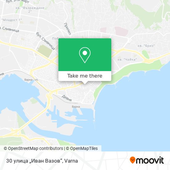 30 улица „Иван Вазов“ map