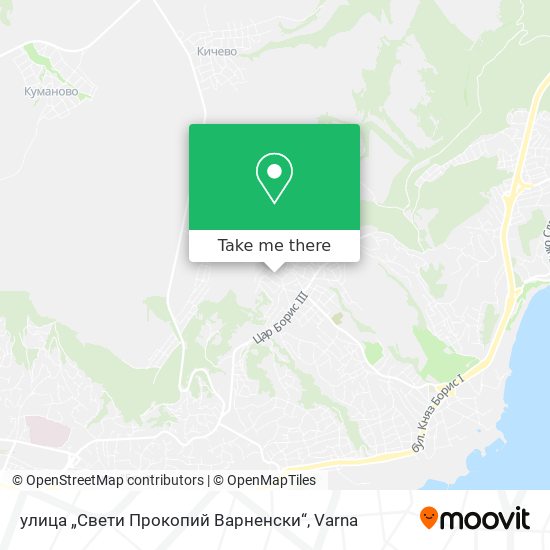 улица „Свети Прокопий Варненски“ map