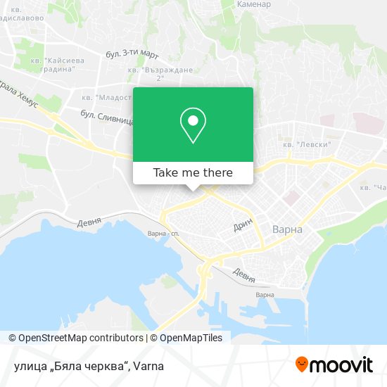 улица „Бяла черква“ map