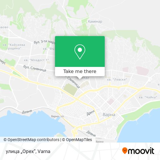 улица „Орех“ map